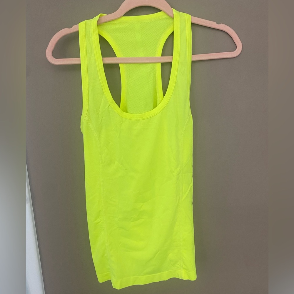 Shoactive Neon Racerback Athletic Tank - M
